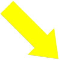 Cinsey 20 Pack Pegatina Flechas Adhesivas Suelo Amarillo-30 x 15cm Vinilo Autoadhesivo Pegatinas de Seguridad para…
